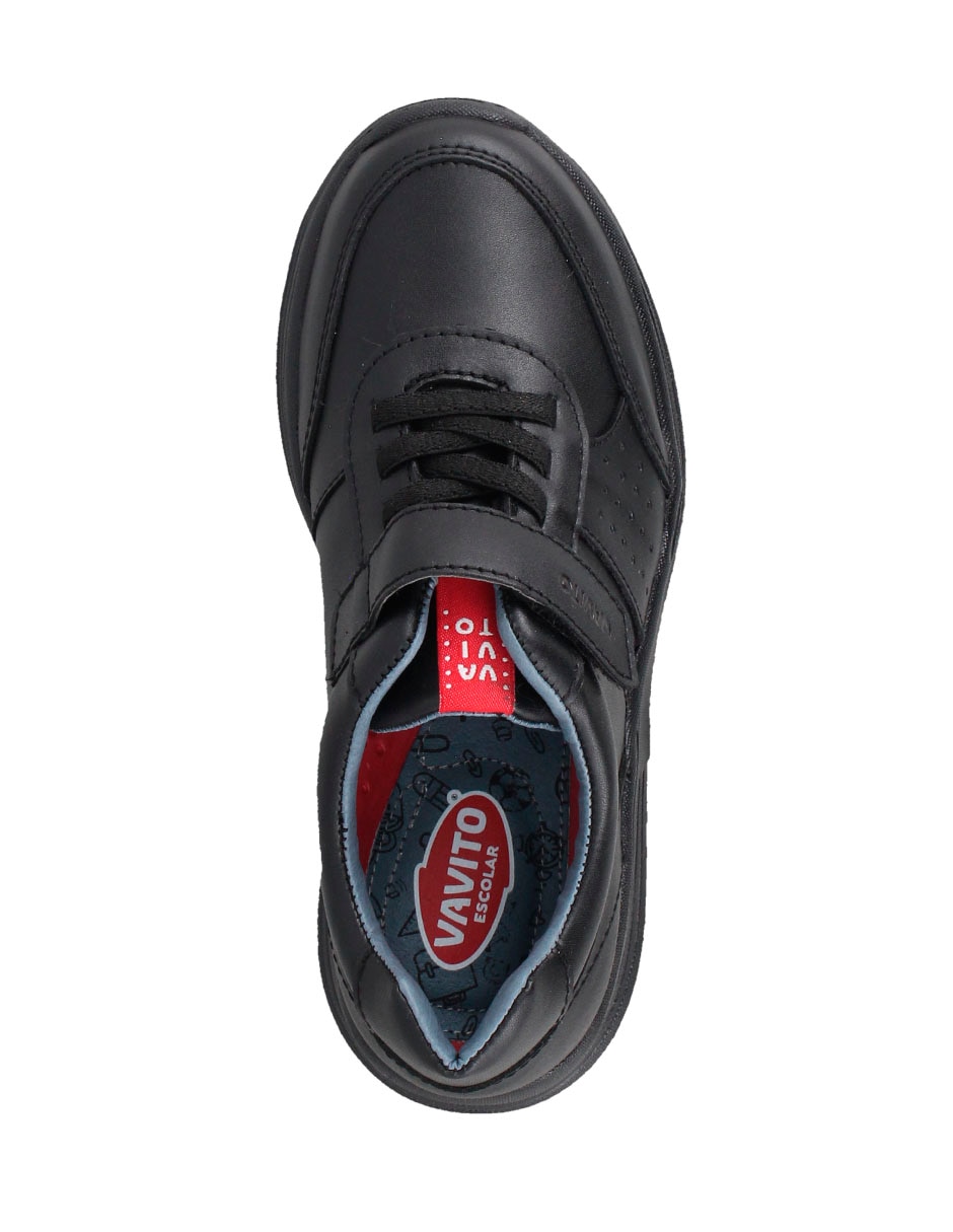 Zapato escolar de piel para niño 6